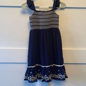 Navy blue pattern Dress